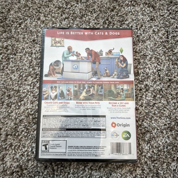 The Sims 4: Cats & Dogs - PC/Mac Brand New - Picture 2 of 4